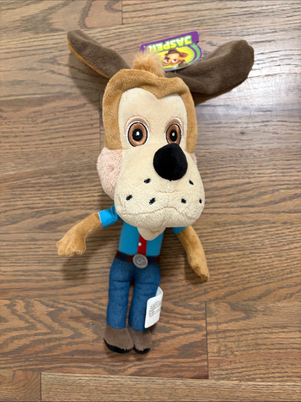 Jasper (chuck e. Cheese) Brown Plush Dog Toy NWT